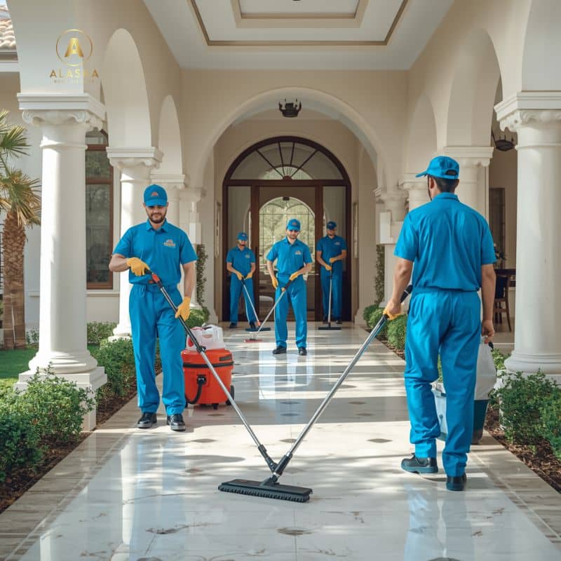 شركة تنظيف فلل في الامارات - الاسكا